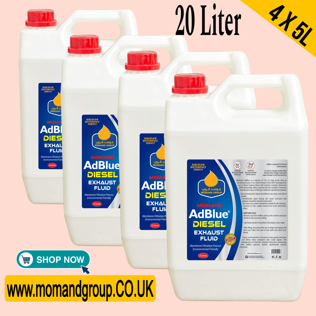 20 Liters Momand adblue 4x5L