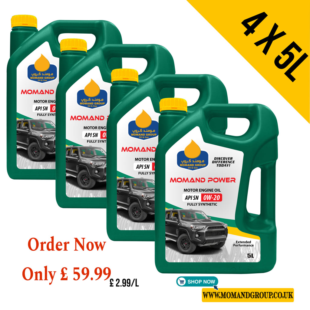 MOMAND 0W20 API SN full Synthetic Engine Oil  20L (4 X 5L).